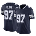 Punc D.Cowboys #97 Kenny Clark Player Navy Limited Vapor F.U.S.E. Home Game Stitched Jerseys