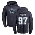 Punc D.Cowboys #97 Kenny Clark Player Navy Pullover Hoodies Limited Stitched Jerseys