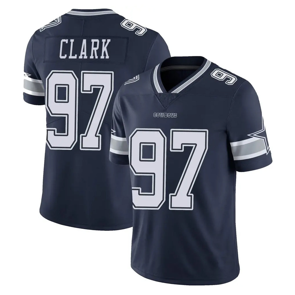 Punc D.Cowboys #97 Kenny Clark Player Navy Vapor Untouchable Limited Home Game Stitched Jerseys