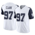 Punc D.Cowboys #97 Kenny Clark Player White-Navy Limited Vapor F.U.S.E. Home Game Stitched Jerseys