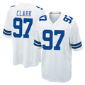 Punc D.Cowboys #97 Kenny Clark Player White Home Game Stitched Jerseys