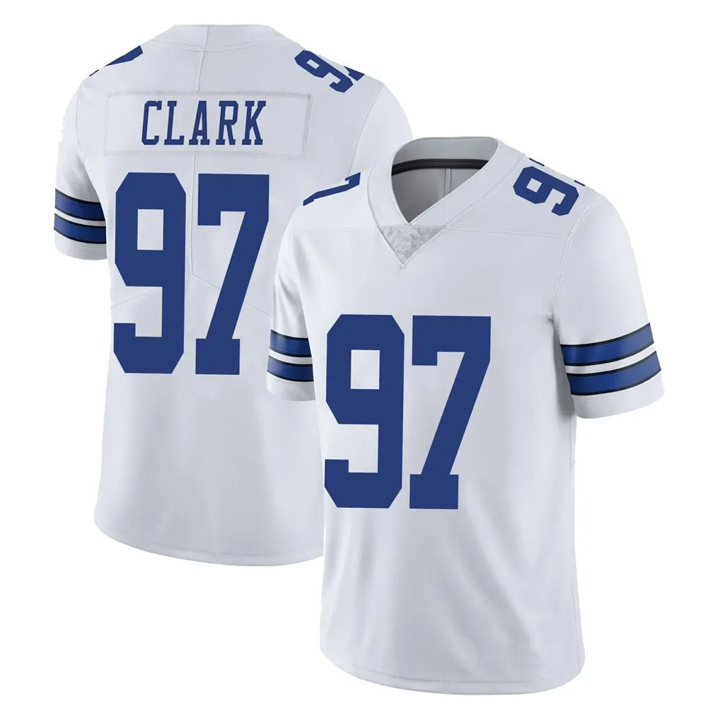 Punc D.Cowboys #97 Kenny Clark Player White Vapor Untouchable Limited Home Game Stitched Jerseys