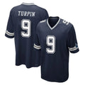 Punc D.Cowboys #9 KaVontae Turpin Player Navy Home Game Stitched Jerseys