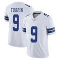Punc D.Cowboys #9 KaVontae Turpin Player White Vapor Untouchable Limited Home Game Stitched Jerseys