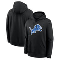 Punc D.Lions Black Salute to Service Pullover Hoodies Limited Blank Player Stitched Jerseys