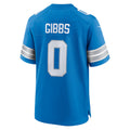 Punc D.Lions #0 Jahmyr Gibbs Player Blue Home Game Stitched Jerseys