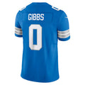 Punc D.Lions #0 Jahmyr Gibbs Player Blue Vapor F.U.S.E. Limited Game Stitched Jerseys