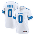 Punc D.Lions #0 Jahmyr Gibbs Player White Replica Game Stitched Jerseys