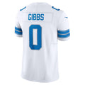 Punc D.Lions #0 Jahmyr Gibbs Player White Vapor F.U.S.E. Limited Game Stitched Jerseys