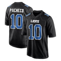 Punc D.Lions #10 Isiah Pacheco Player Black Fashion Home Game Stitched Jerseys