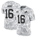 Punc D.Lions #16 Jared Goff Player Arctic Camo Salute to Service Limited Stitched Jerseys