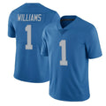 Punc D.Lions #1 Jameson Williams Player Brown Salute To Service Limited Stitched Jerseys