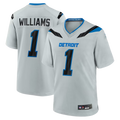 Punc D.Lions #1 Jameson Williams Silver 2026 Rivalries Collection Game Stitched Jerseys