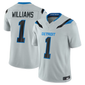 Punc D.Lions #1 Jameson Williams Silver 2026 Rivalries Collection Limited Stitched Jerseys