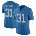 Punc D.Lions #31 Kerby Joseph Player Blue Limited Throwback Vapor Untouchable Stitched Jerseys