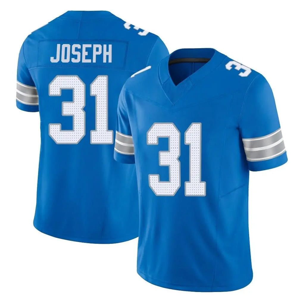 Punc D.Lions #31 Kerby Joseph Player Blue Limited Vapor F.U.S.E. Alternate Home Game Stitched Jerseys