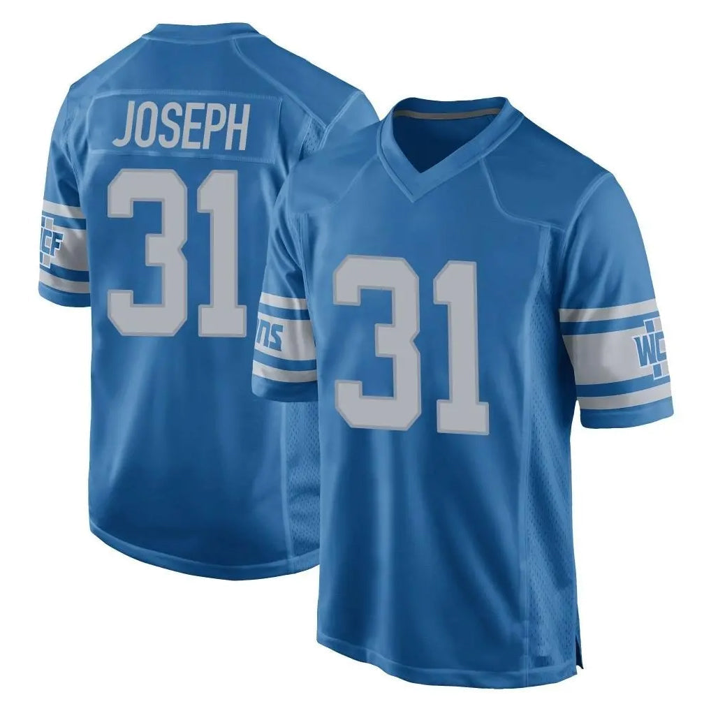Punc D.Lions #31 Kerby Joseph Player Blue Vapor Untouchable Throwback Game Stitched Jerseys