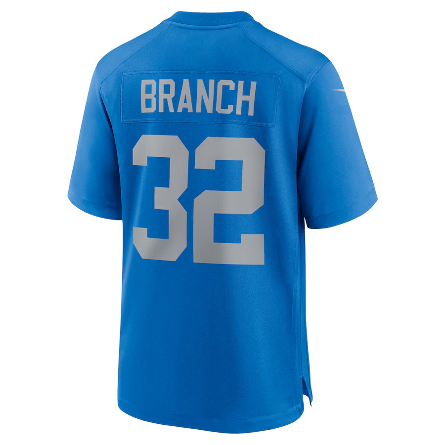 Punc D.Lions #32 Brian Branch Player Blue Alternate Game Stitched Jerseys