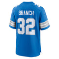 Punc D.Lions #32 Brian Branch Player Blue Home Game Stitched Jerseys
