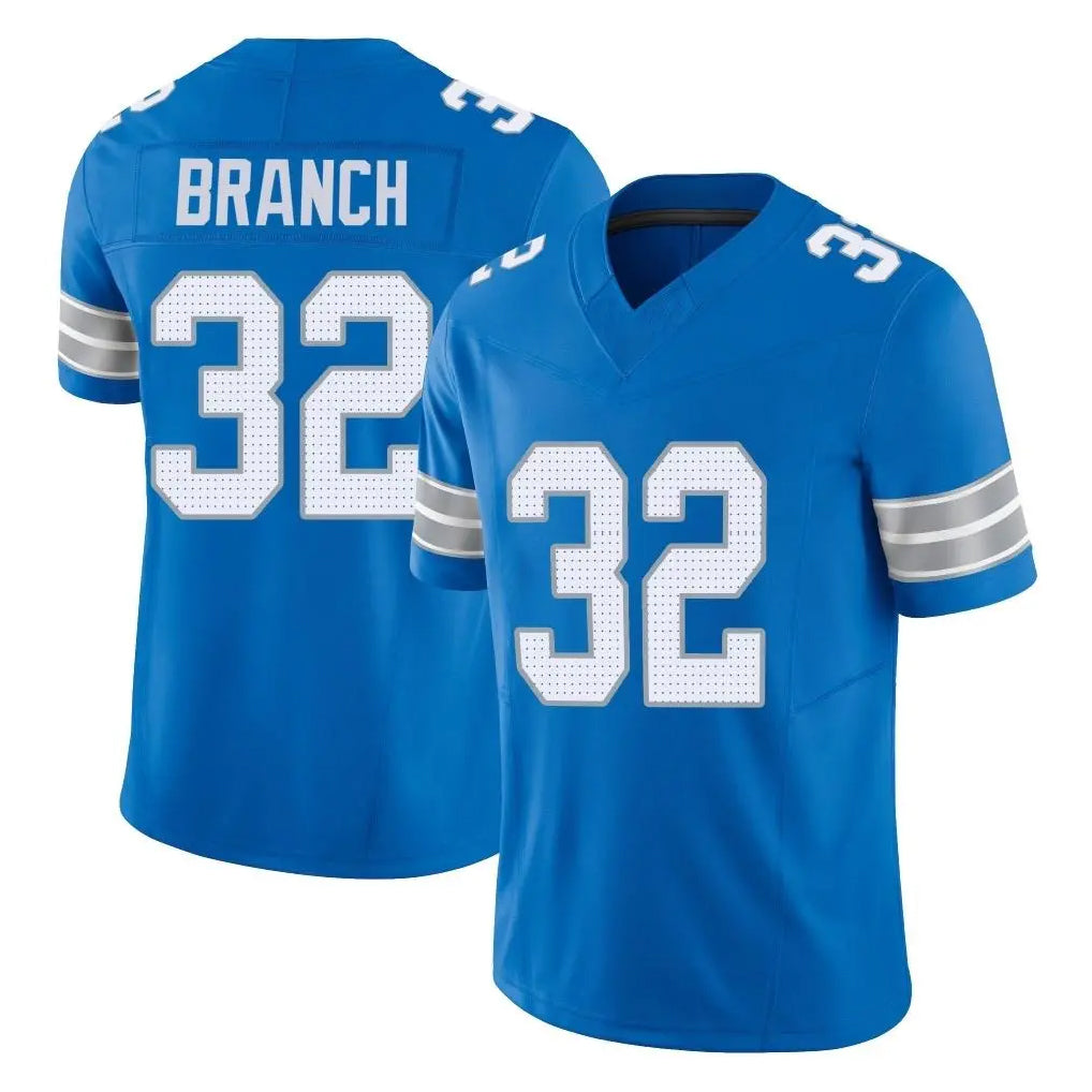 Punc D.Lions #32 Brian Branch Player Blue Limited Vapor F.U.S.E. Alternate Home Game Stitched Jerseys