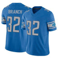 Punc D.Lions #32 Brian Branch Player Blue Vapor F.U.S.E. Limited Home Game Stitched Jerseys