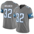 Punc D.Lions #32 Brian Branch Player Gray Vapor F.U.S.E. Limited Stitched Jerseys