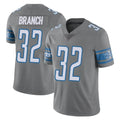 Punc D.Lions #32 Brian Branch Player Gray Vapor Untouchable Limited Home Game Stitched Jerseys