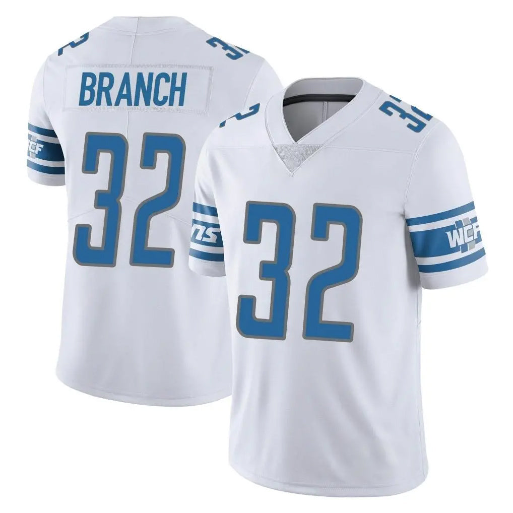 Punc D.Lions #32 Brian Branch Player White Limited Vapor Untouchable Home Game Stitched Jerseys