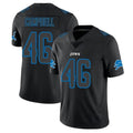 Punc D.Lions #46 Jack Campbell Player Black Impact Limited Home Game Stitched Jerseys