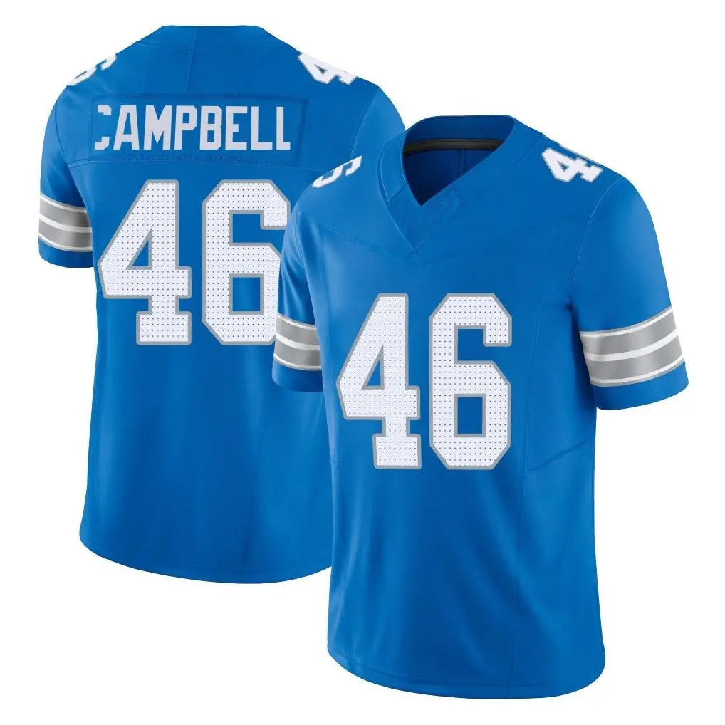 Punc D.Lions #46 Jack Campbell Player Blue Limited Vapor F.U.S.E. Alternate Home Game Stitched Jerseys