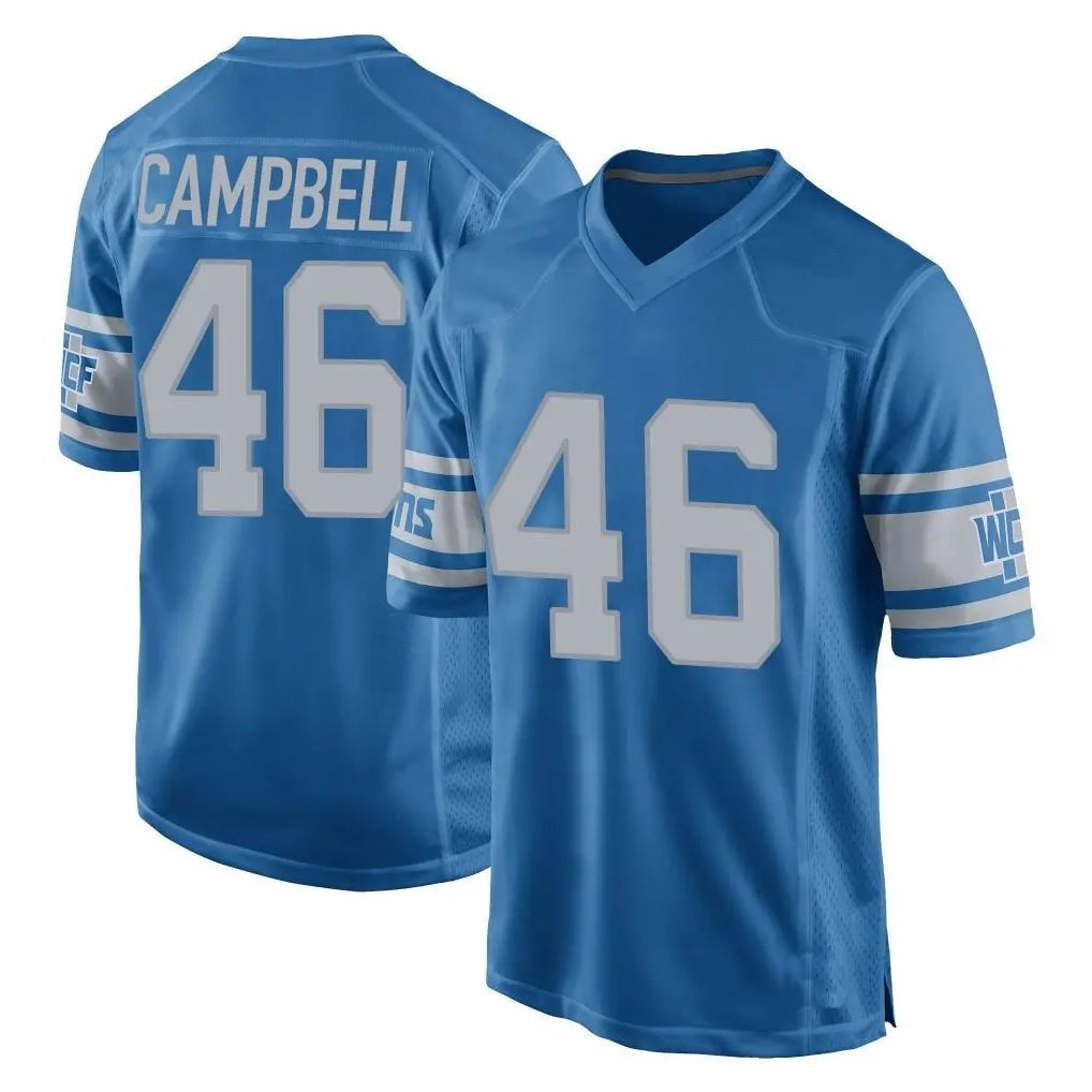 Punc D.Lions #46 Jack Campbell Player Blue Vapor Untouchable Throwback Game Stitched Jerseys