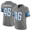 Punc D.Lions #46 Jack Campbell Player Gray Vapor F.U.S.E. Limited Home Game Stitched Jerseys