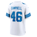 Punc D.Lions #46 Jack Campbell White White Game Stitched Jerseys