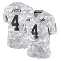 Punc D.Lions #4 D.J. Reed Player Arctic Camo Salute To Service Limited Stitched Jerseys