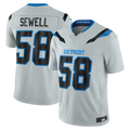 Punc D.Lions #58 Penei Sewell Silver 2026 Rivalries Collection Limited Stitched Jerseys