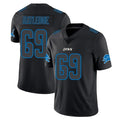 Punc D.Lions #69 Tate Ratledge Player Black Impact Limited Home Game Stitched Jerseys