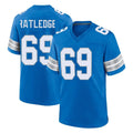 Punc D.Lions #69 Tate Ratledge Player Blue Alternate Home Game Stitched Jerseys