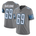 Punc D.Lions #69 Tate Ratledge Player Gray Vapor Untouchable Limited Home Game Stitched Jerseys