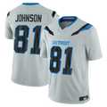 Punc D.Lions #81 Calvin Johnson Silver 2026 Rivalries Collection Limited Stitched Jerseys