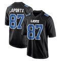 Punc D.Lions #87 Sam LaPorta Player Black Fashion Home Game Stitched Jerseys