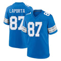Punc D.Lions #87 Sam LaPorta Player Blue Alternate Home Game Stitched Jerseys