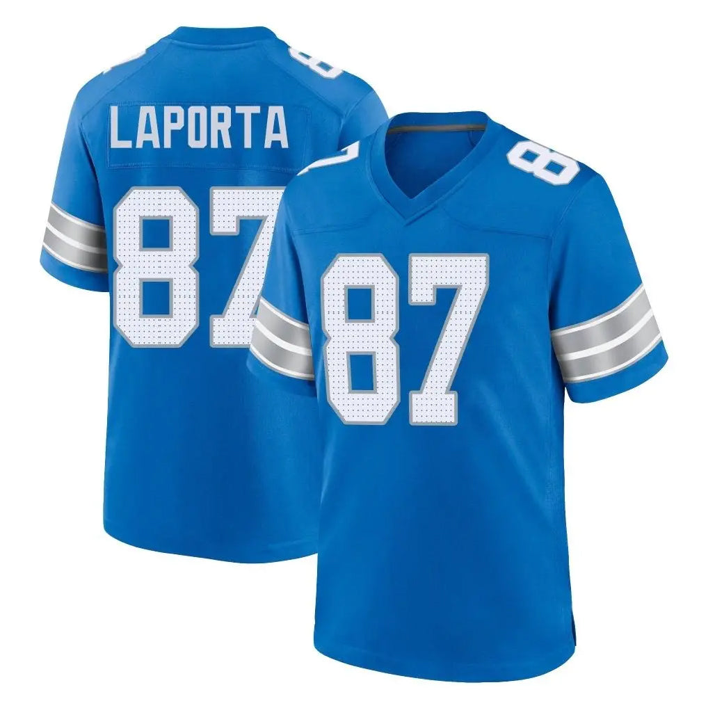 Punc D.Lions #87 Sam LaPorta Player Blue Alternate Home Game Stitched Jerseys