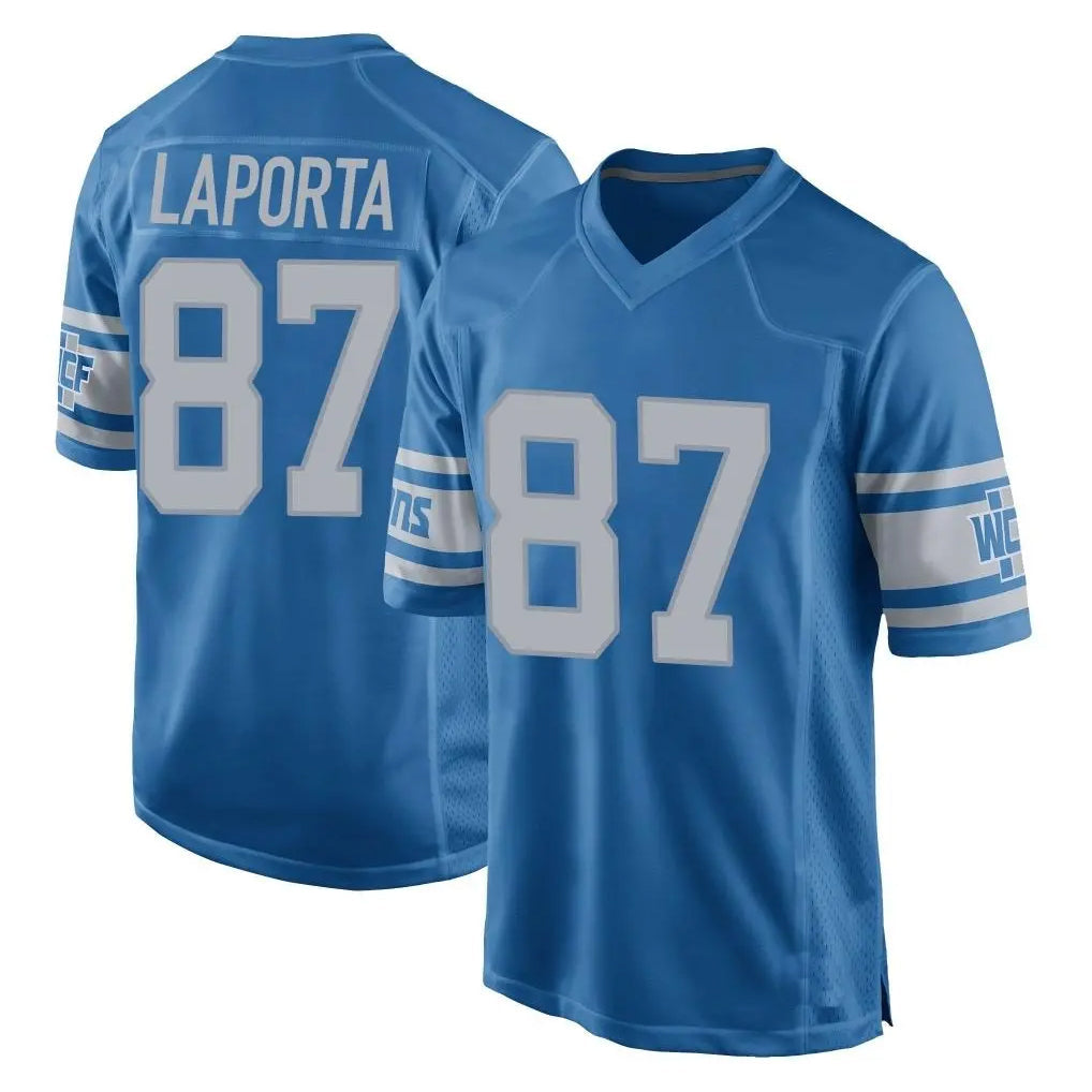 Punc D.Lions #87 Sam LaPorta Player Blue Vapor Untouchable Throwback Game Stitched Jerseys