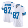 Punc D.Lions #87 Sam LaPorta Player White Limited Vapor F.U.S.E. Alternate Home Game Stitched Jerseys