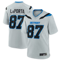 Punc D.Lions #87 Sam LaPorta Silver 2026 Rivalries Collection Game Stitched Jerseys