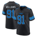 Punc D.Lions #91 Tyleik Williams Player Black Alternate Home Game Stitched Jerseys