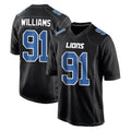 Punc D.Lions #91 Tyleik Williams Player Black Fashion Home Game Stitched Jerseys