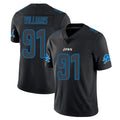 Punc D.Lions #91 Tyleik Williams Player Black Impact Limited Home Game Stitched Jerseys