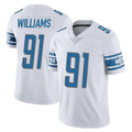 Punc D.Lions #91 Tyleik Williams Player White Limited Vapor Untouchable Home Game Stitched Jerseys