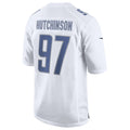 Punc D.Lions #97 Aidan Hutchinson Player White Limited Fashion Stitched Jerseys